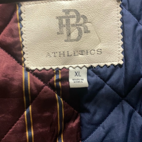 Banana Republic Blue and Black Varsity Jacket - Picture 7 of 13